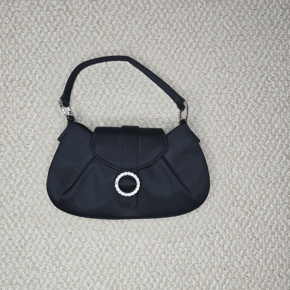 Preston & York Black Clutch with Silver Accent